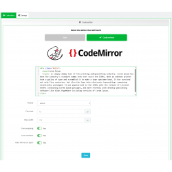 Модуль - Редактор для tinymce в prestashop